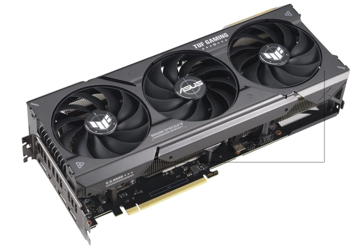ASUS TUF Gaming GeForce RTX 4070 OC Edition Gaming Graphics Card (PCIe 4.0, 12GB GDDR6X, DLSS 3, HDMI 2.1a, DisplayPort 1.4a)